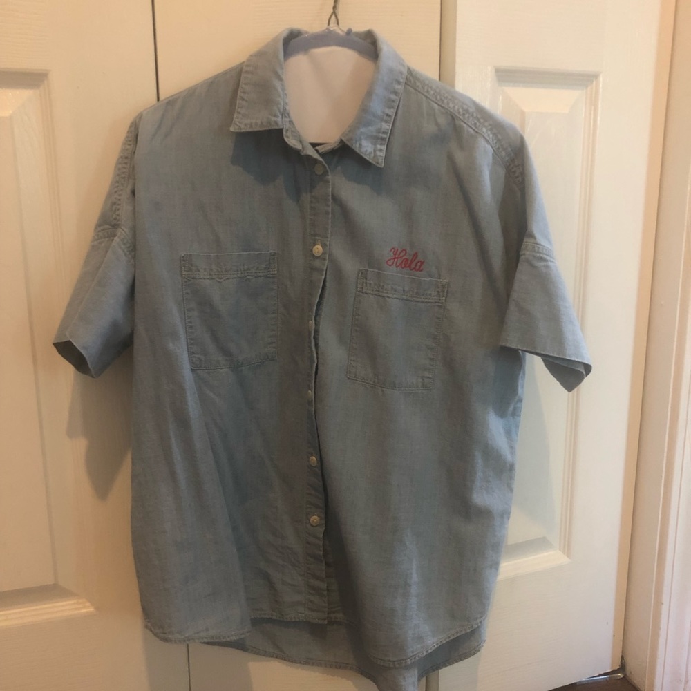 Madewell, denim shirt